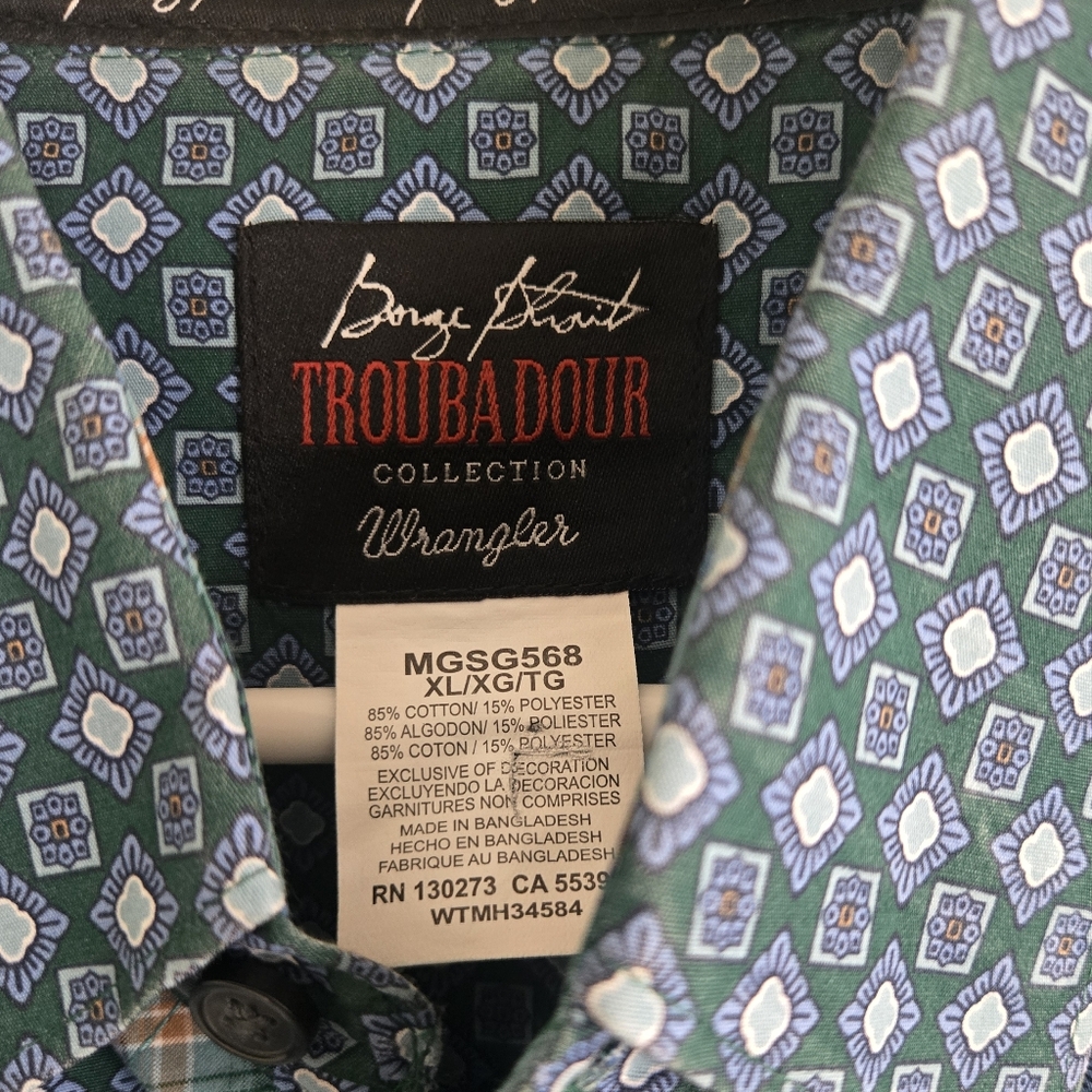 George Strait Western Pearl Snap Button Up - Picture 3 of 11